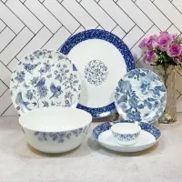 سرویس ۲۶ پارچه ۶ نفره غذاخوری اپال گرد کلاسیک
