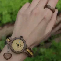 ساعت چوبی تکی و ست