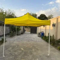 چادر سایبان زرد تاشو الاچیق