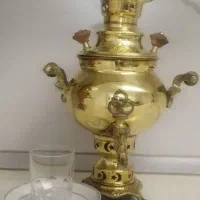 سماور ذغالی برنجی