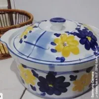 قابلمه سرامیکی گل پنبه ای