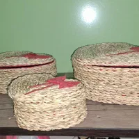 سبد حصیری|صنایع دستی و سایر لوازم تزئینی|رشت, حمیدیان|دیوار