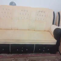 مبل راحتی وهفت نفره تمیز در حد نو