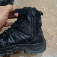 پوتین زیپ دار مشکی اسپرت کارکرده مناسب کوهنوردی