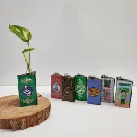 گلدان چوبی پتوس غدیری ( تخفیف ویژه عید غدیر)