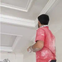 گچ کاری و لکه گیری ...تمام مشهد رنگ کاری  و بتونه