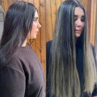 اکستنشن لیزری سوزنی با مو شاخه ای ۲۵