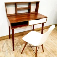 میز تحریر  پایه مخروطی به همراه کتابخانه