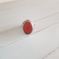 انگشتر نقره باسنگ عقیق