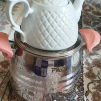کتری قوری شیردار نو با کارتن