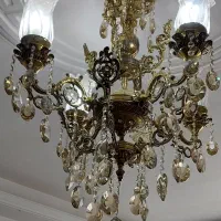 لوستر برنز مدل شاه عباسی