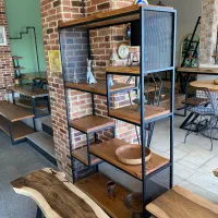 استند دکوری و کتابخانه روستیک