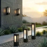 چراغ دیواری پایه چمنی چراغ باغی تنوع بالا کیفیت ۲۰