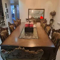 مبل استبل ۹ نفره با نهار خورری ۱۰ نفره