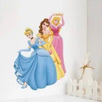 برچسب دیواری پرنسس دیزنی ـ کد ۱۸۱۲