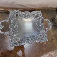 ظرف میوه خوری به همراه جا چنگال و چاقو پیوتر سیلور