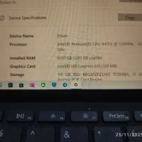 لپتاپ سرفیس + کیبورد + تاچ|رایانه همراه|قم, نخودی|دیوار