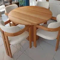 میز نهار خوری مدل حصیری