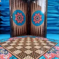تخته نرد با مهره چوب روس شطرنج چوبی فقط ۱.۶۰۰