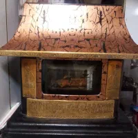 بخاری شومینه ای در حد نو
