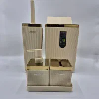 ست سرویس بهداشتی کنتراست مدل دوری ۸۹۰۰ طلایی