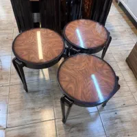 جلو مبلی و عسلی  گرد و عسلی تاشو