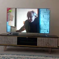 اینه کنسول و میز تی پایه استیل