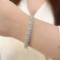 سرویس دستبند نقره بدون اجرت نقره سازی رضازاده