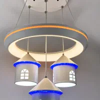 ۲ عدد لوستر اتاق بچه