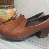 کفش چرم پاشنه پیو ۳ سانت...
