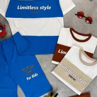 تیشـرت شلوارک پنبه سایز بزرگ پسرانه karokitly