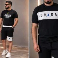 ست تیشرت شلوارک نخی