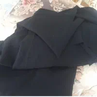 پارچه چادری ساده مشکی رنگ
