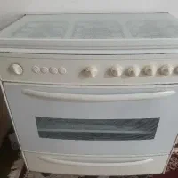 اجاق‌گاز فر دار لعابی