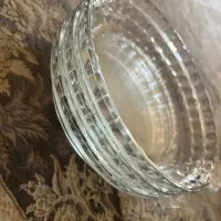مرغ خوری انگشتی شیشه ای سه عدد
