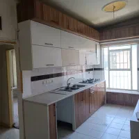 کابینت ۲پله سفید ورنگ چوب