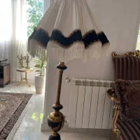آباژور برنزی قدیمی کنار سالنی  برنز برنجی انتیک