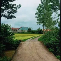 زمین روستایی داخل طرح برخیابان آسفالته