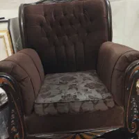 مبل چوبی 7نفره به همراه جلو مبلی