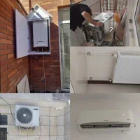 نصب و سرویس پکیج و کولر گازی،