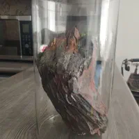 شیشه تراریوم با سنگ سخره ای
