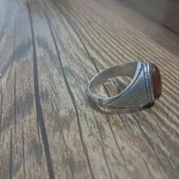 انگشترعقیق نقره