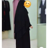 خمارشالدار سه لایه مشکی