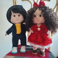 عروسک های پارچه ای دست بافت