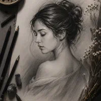 سفارش طراحی چهره با سیاه قلم ،هایپررئال و حرفه ای