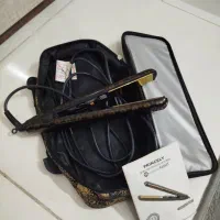اتو موی پرنسلی طلایی ویبره دار