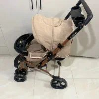 کالسکه بدنه برنزه دسته دوطرفه دلیجان مدل بنیتا