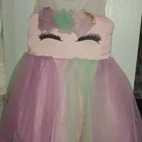 لباس مجلسی بچگانه در حد نو