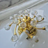 دو عدد لوستر سه شاخه نو