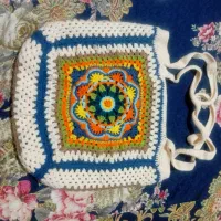 کیف قلاب بافی شده